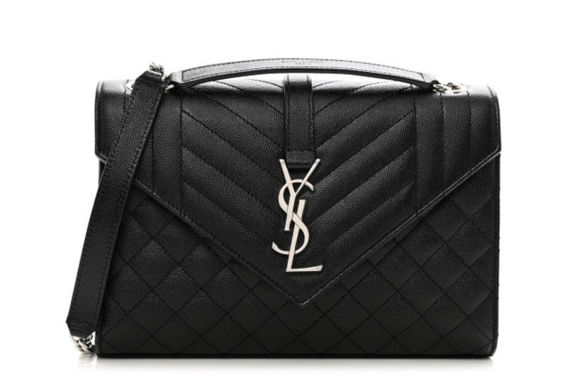 Black Envelope-Style online Handbag