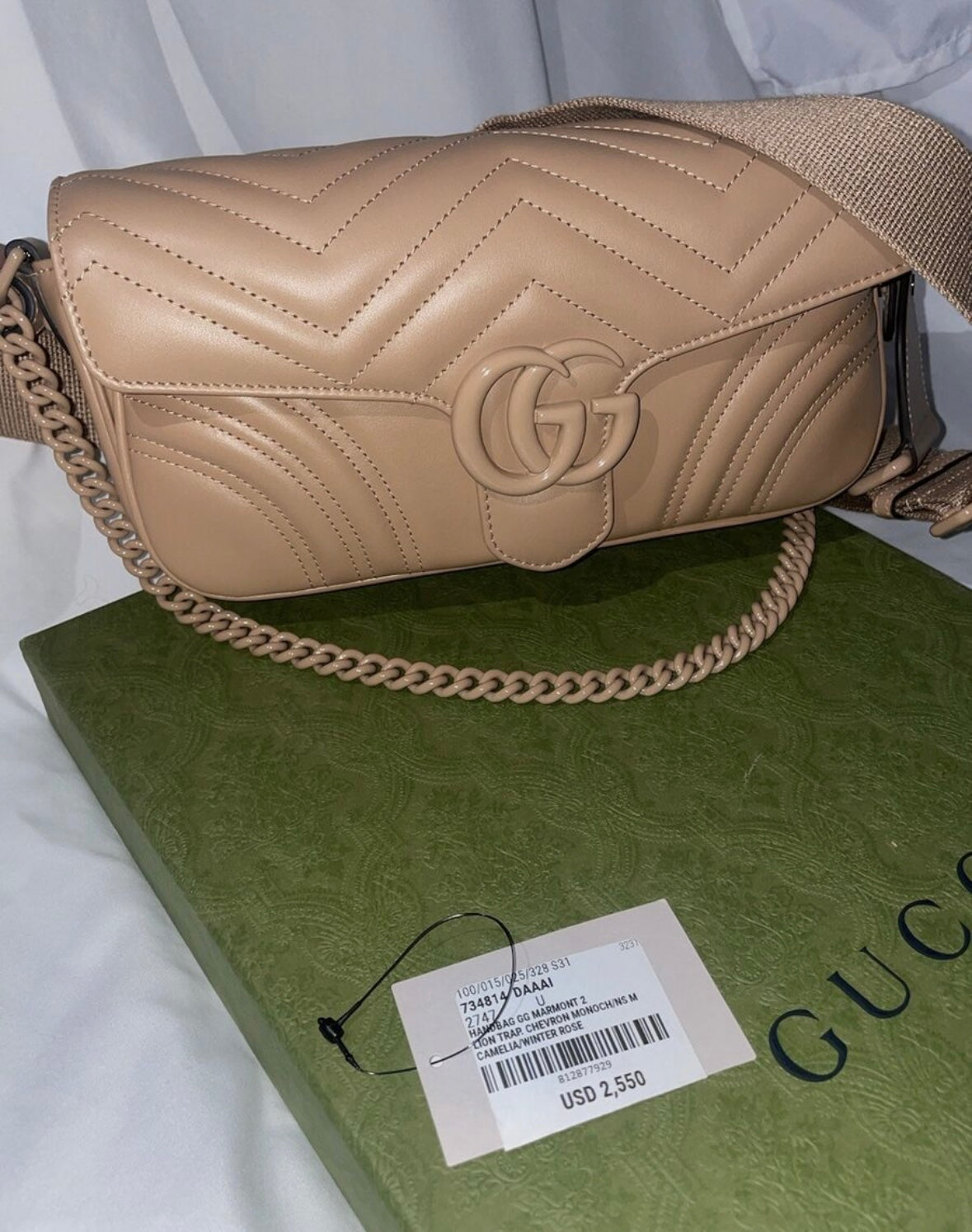 Gucci GG Marmont Matelassé Shoulder Bag