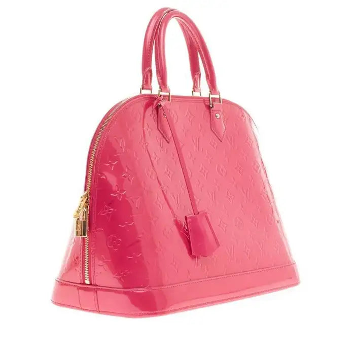 Louis Vuitton Alma Monogram Vernis Pink GM