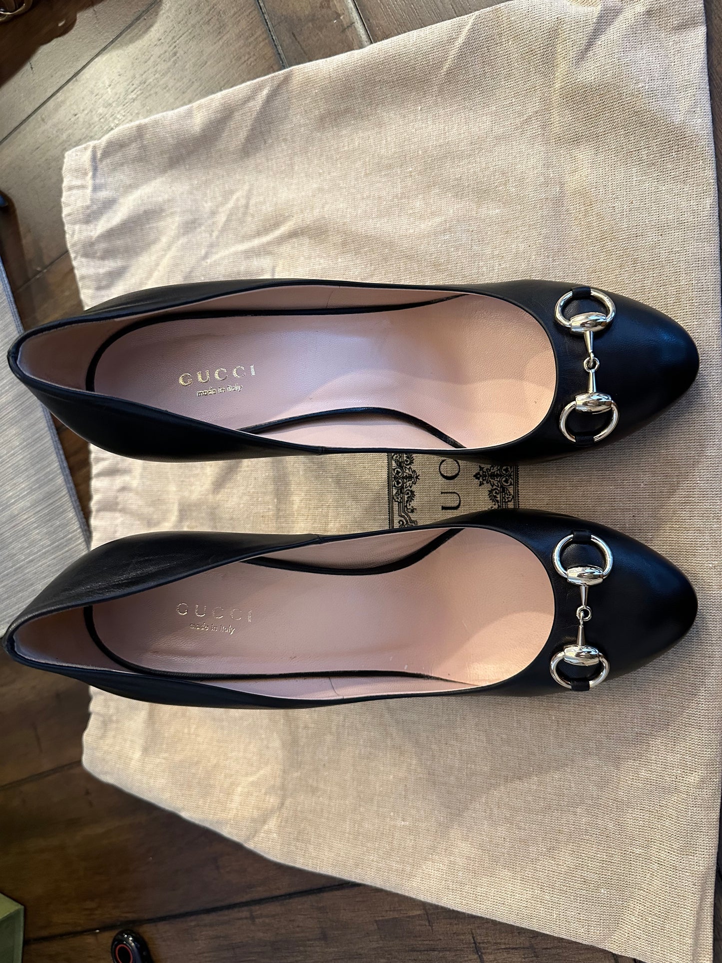 Gucci horsebit pump size 39