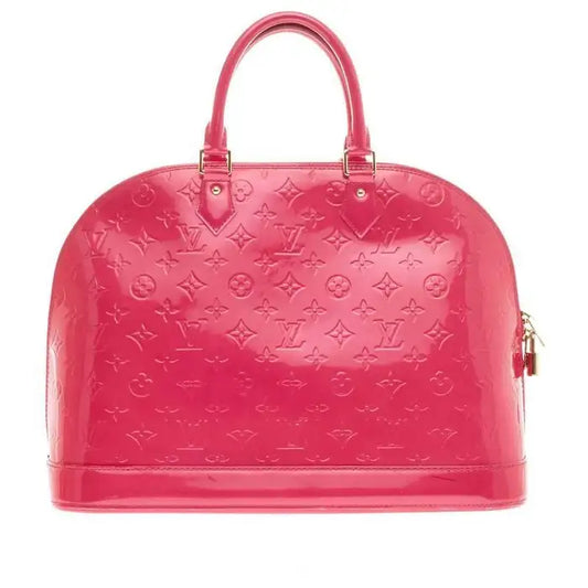 Louis Vuitton Alma Monogram Vernis Pink GM